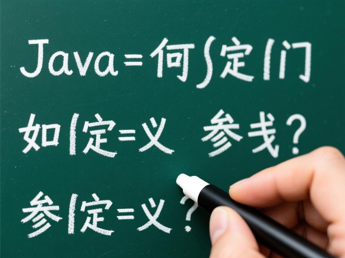 Java如何定义参数?