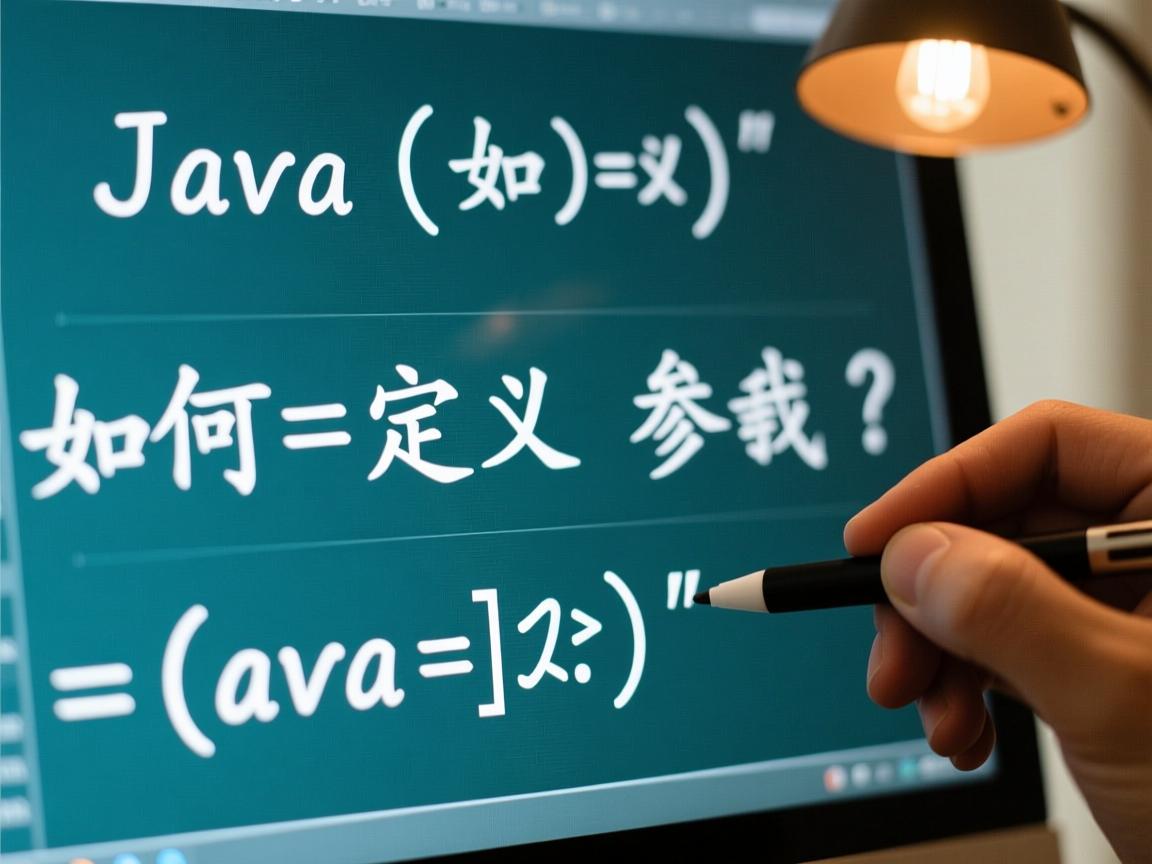 Java如何定义参数？  第3张