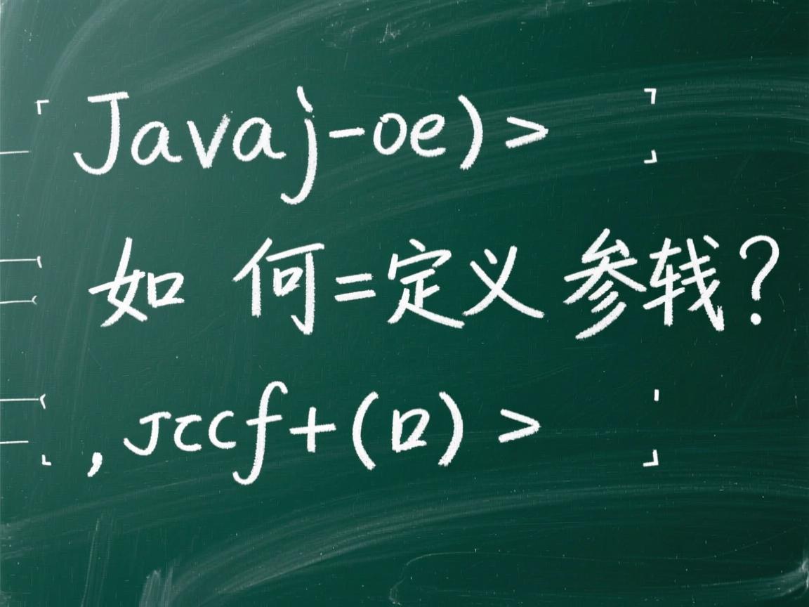 Java如何定义参数？  第2张