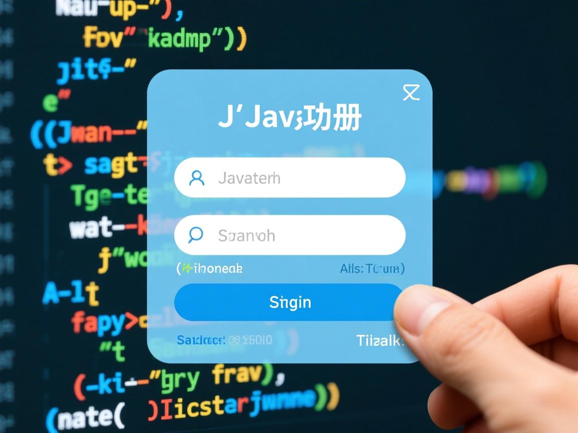 如何在Java中实现注册功能？