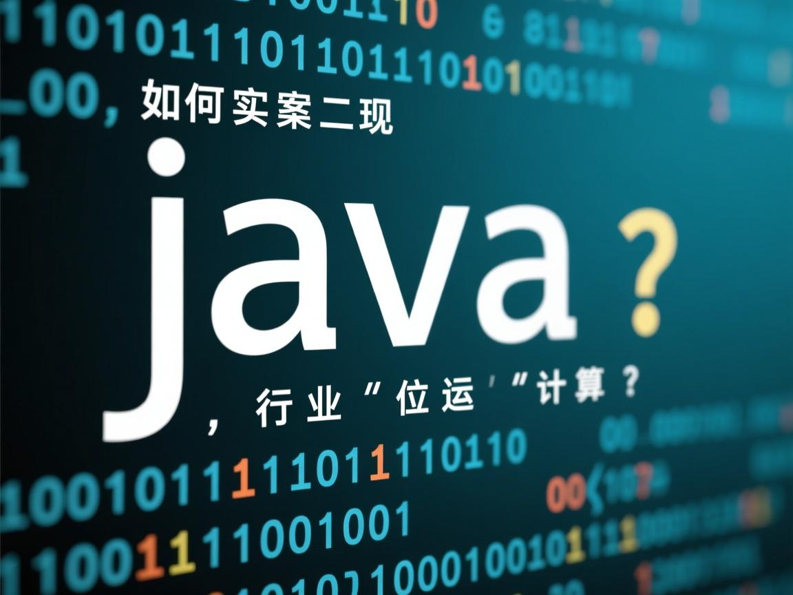 Java如何实现二进制位运算计算?