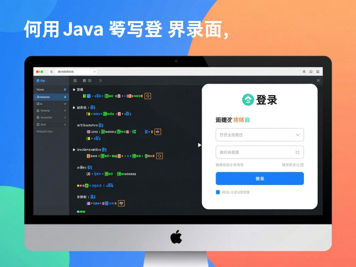 如何用Java编写登录界面？