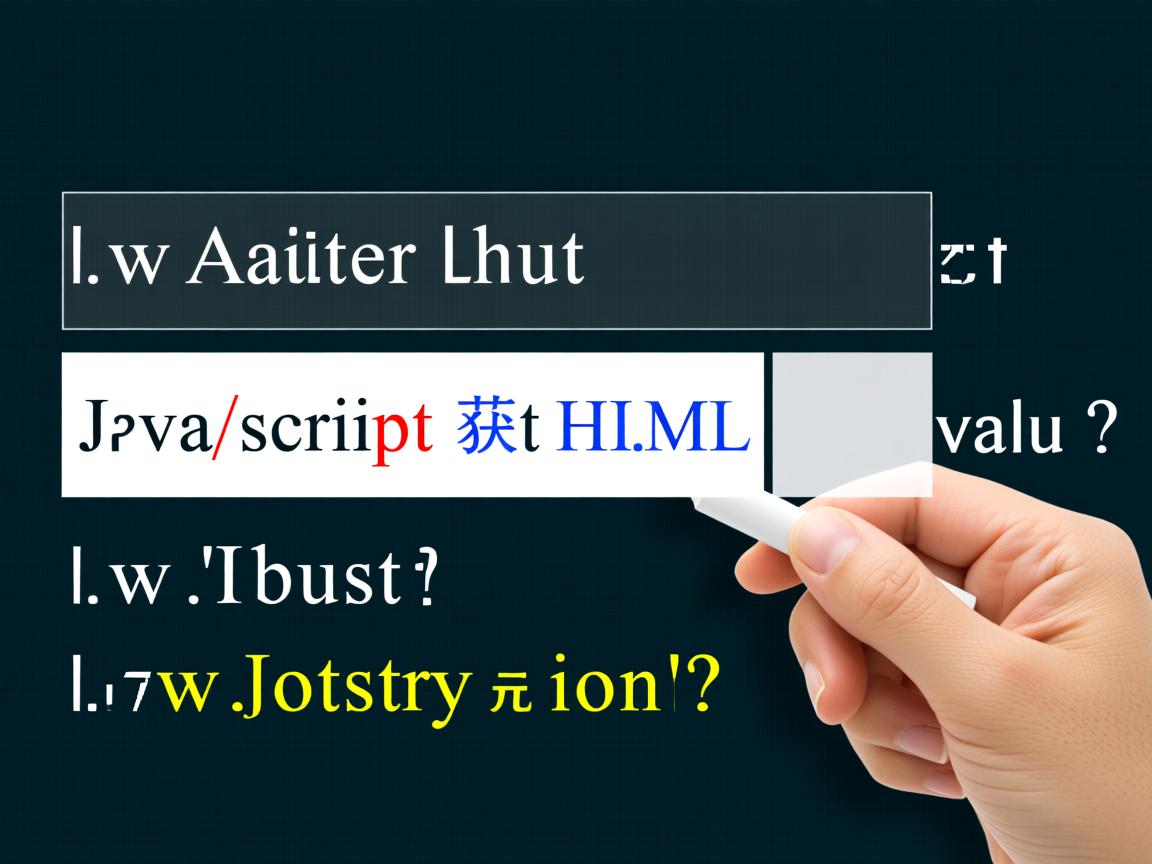 如何用JavaScript获取HTML元素值?  第3张 如何用JavaScript获取HTML元素值?  第3张
