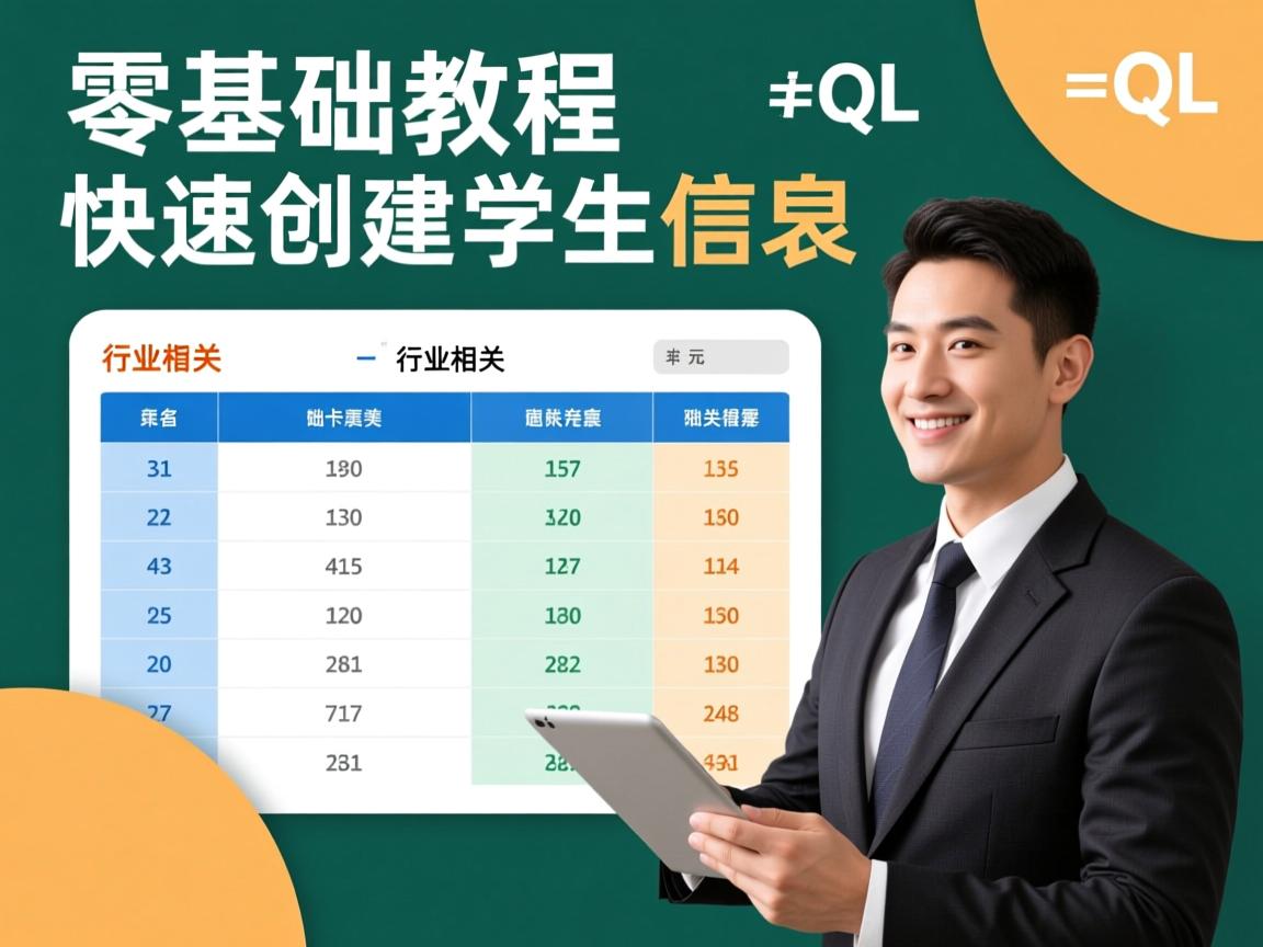 SQL零基础教程,快速创建学生信息表  第3张 SQL零基础教程,快速创建学生信息表  第3张