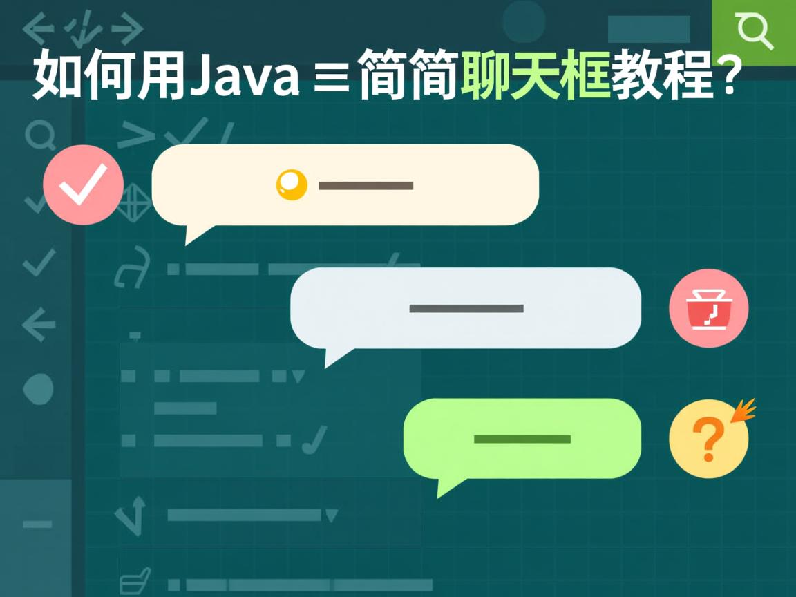 如何用Java实现简单聊天框教程?  第3张 如何用Java实现简单聊天框教程?  第3张