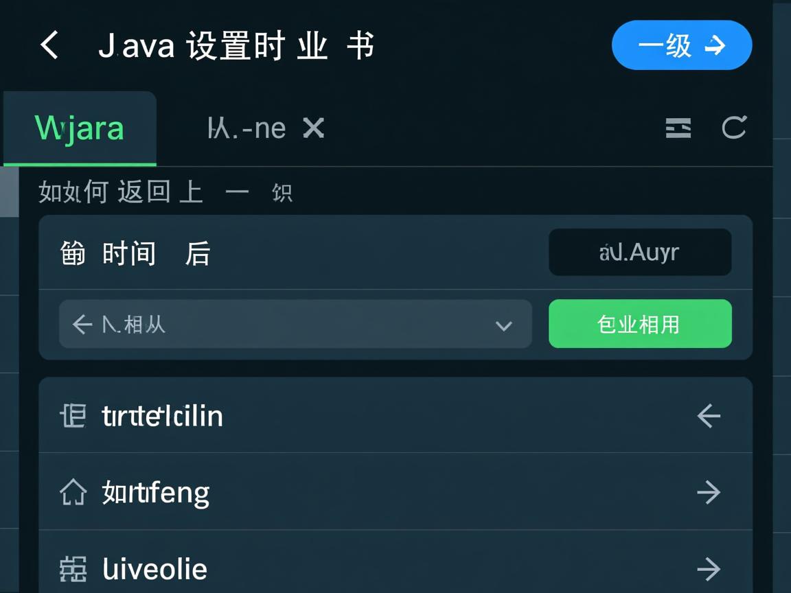 Java设置时间后如何返回上一级  第2张 Java设置时间后如何返回上一级  第2张