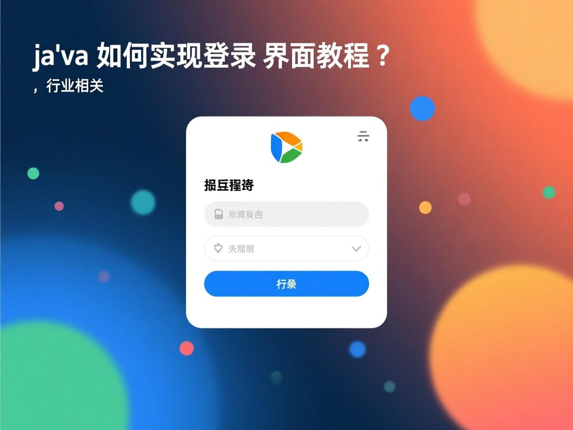 Java如何实现登录界面教程?