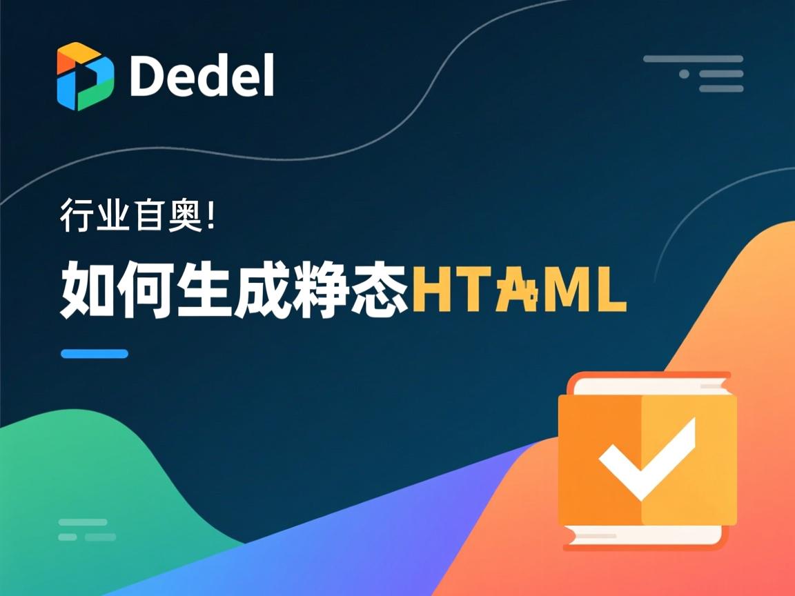 dede如何生成静态html?  第2张 dede如何生成静态html?  第2张