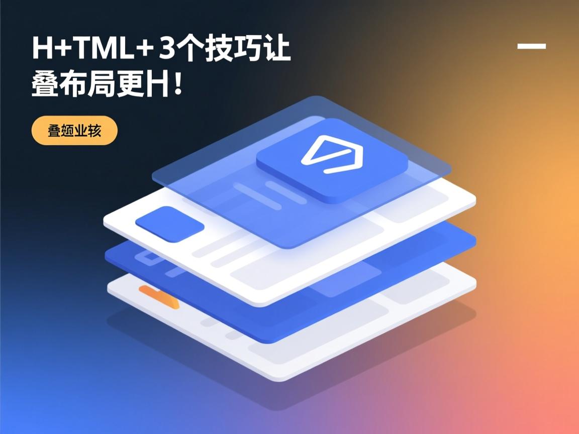 如何在HTML中轻松叠加元素?3个技巧让布局更出众!  第3张 如何在HTML中轻松叠加元素?3个技巧让布局更出众!  第3张