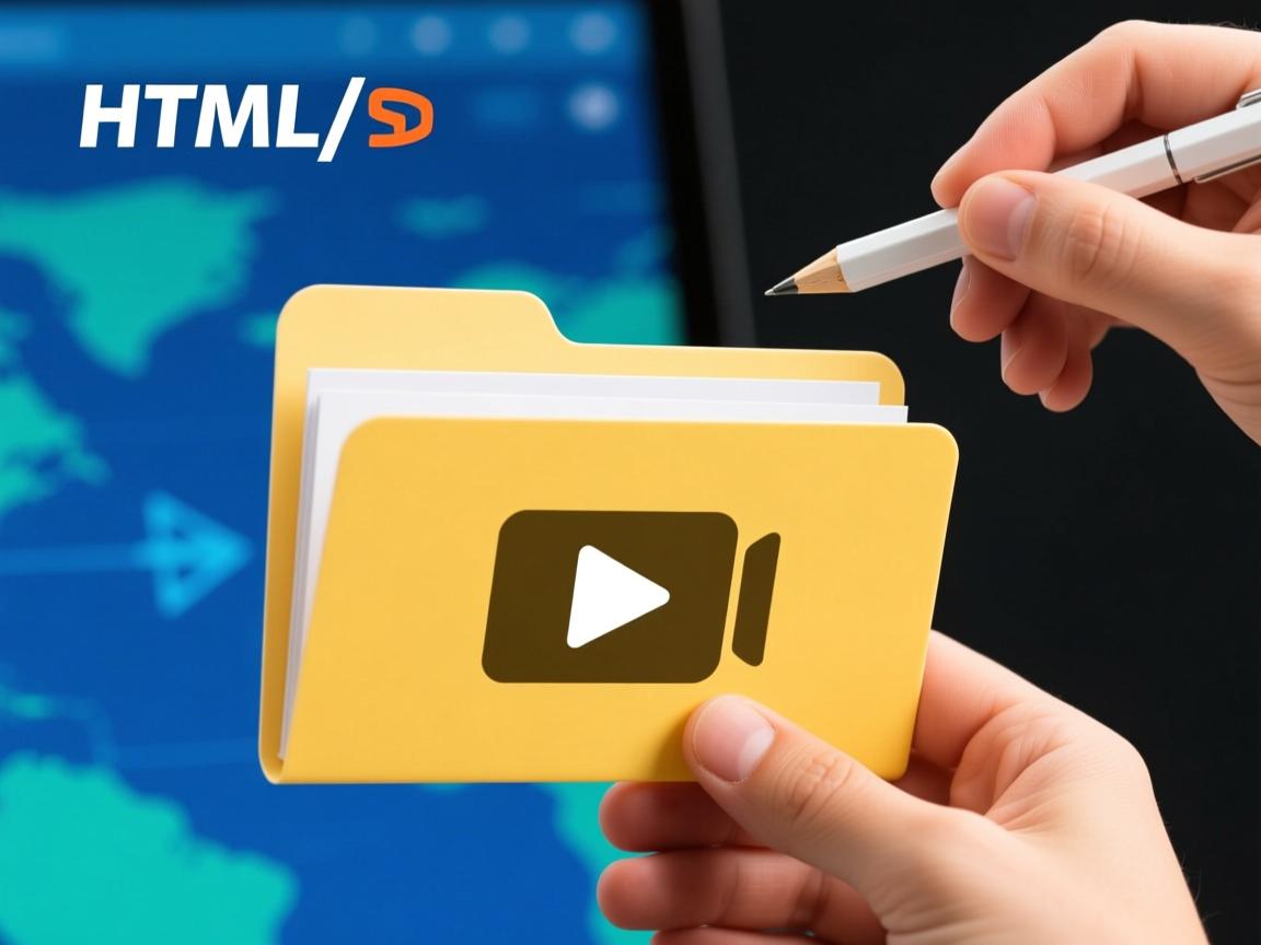 如何在HTML中快速集成在线视频文件夹资源?