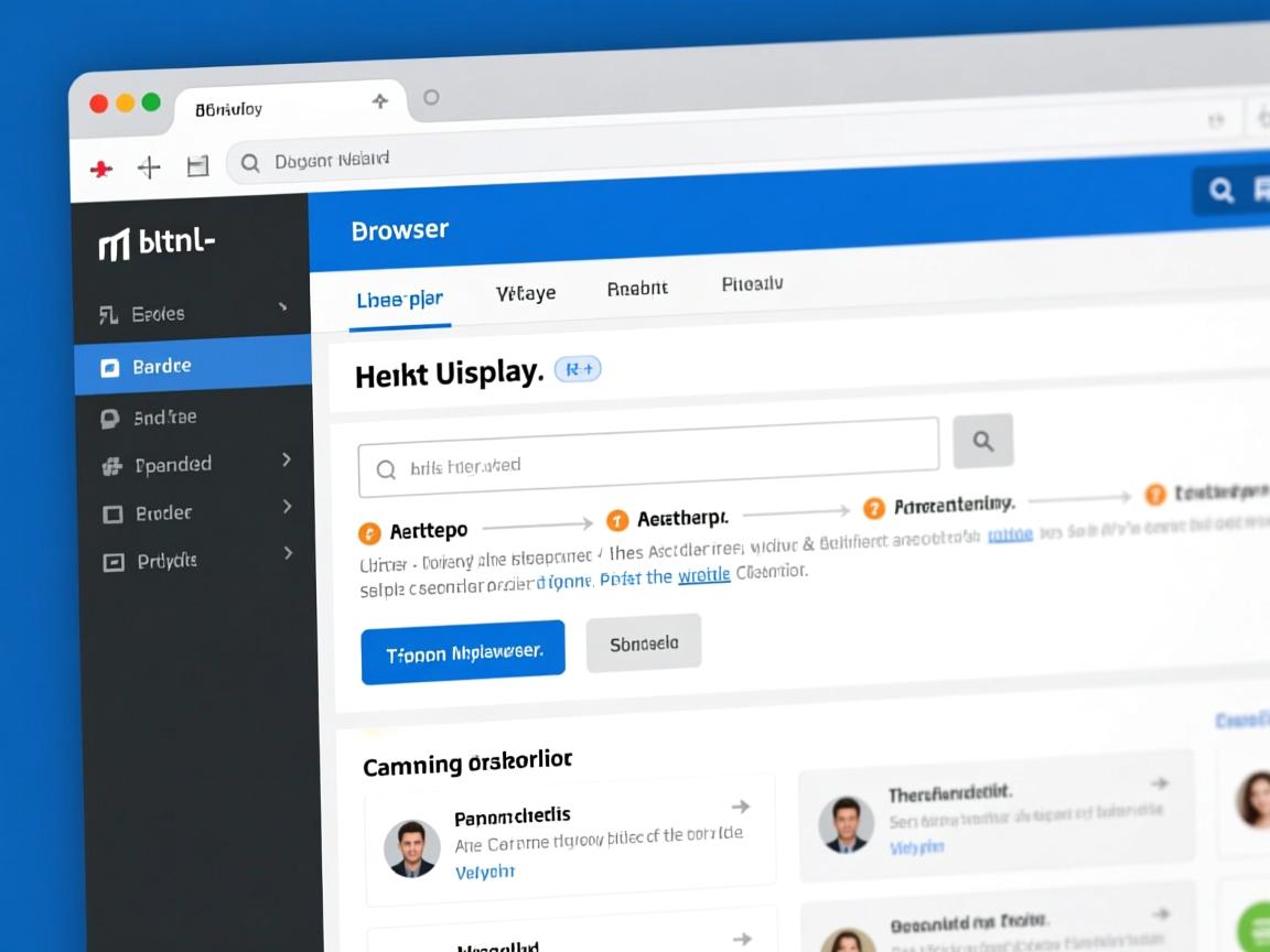 HTML页面怎样在浏览器中正确显示？完整步骤与常见问题解析  第2张