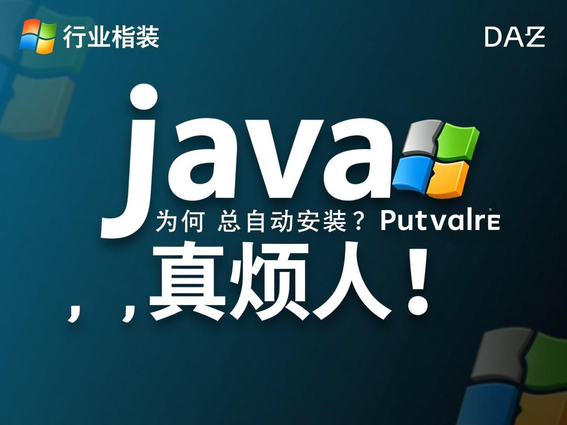 Java为何总自动安装?真烦人!  第2张 Java为何总自动安装?真烦人!  第2张