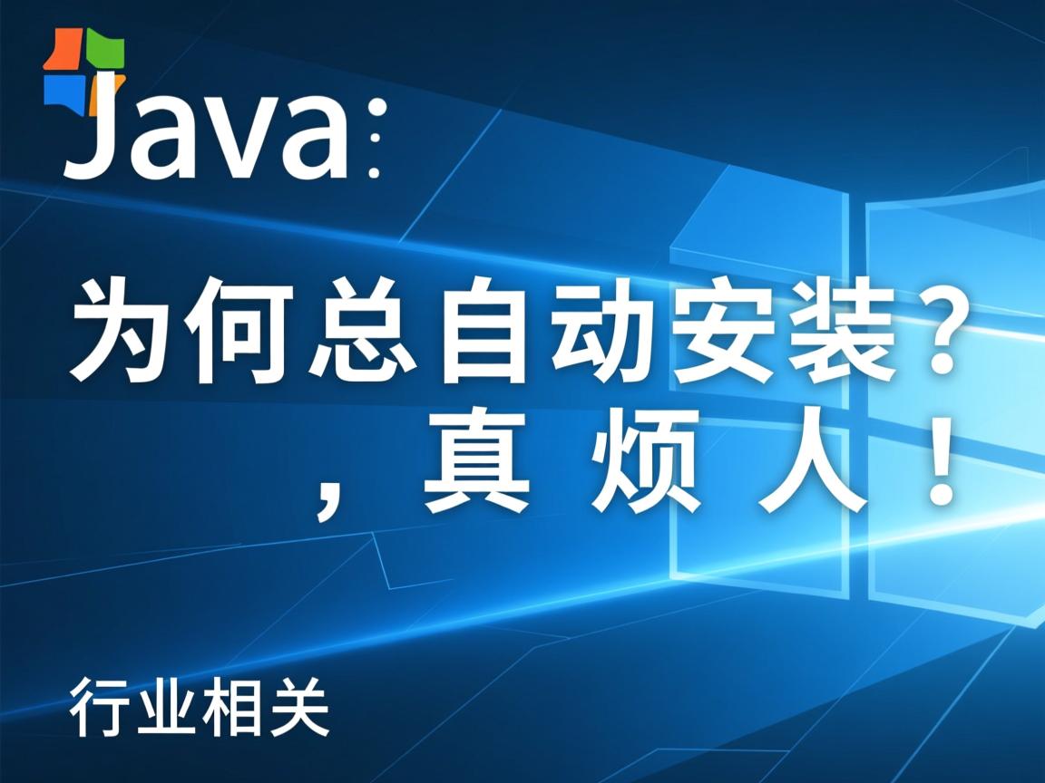 Java为何总自动安装?真烦人!  第3张 Java为何总自动安装?真烦人!  第3张
