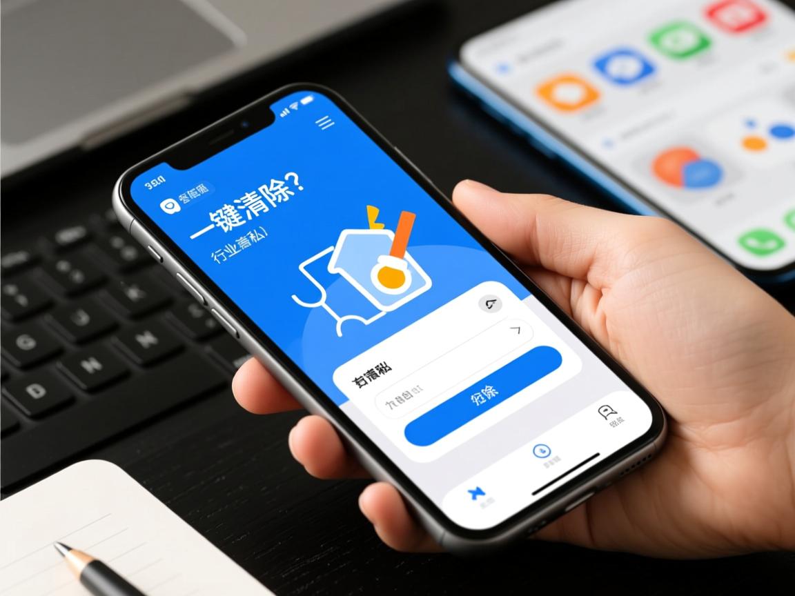 手机隐私一键清除?