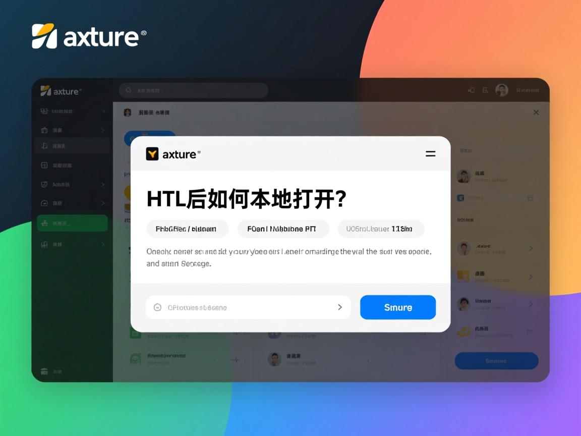 Axure导出HTML后如何本地打开?  第3张 Axure导出HTML后如何本地打开?  第3张