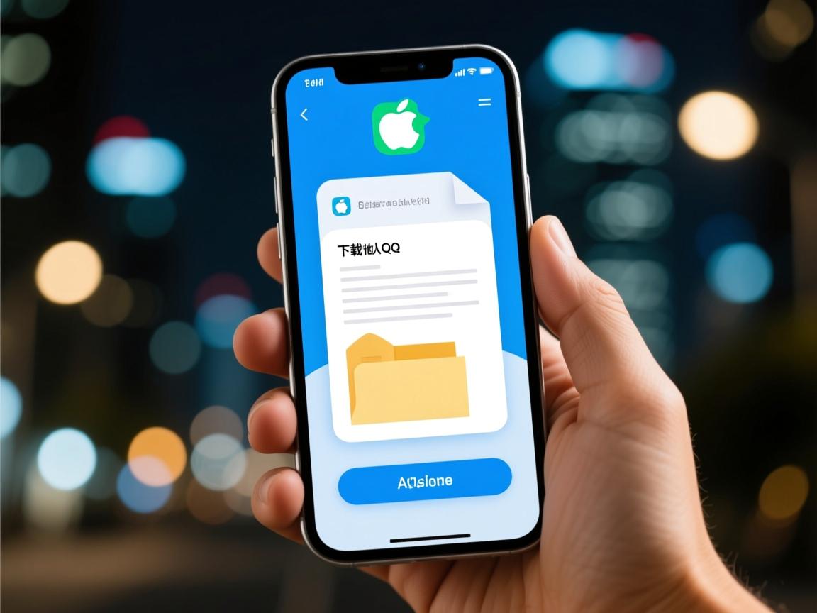 苹果手机无法下载他人QQ文件?  第1张 苹果手机无法下载他人QQ文件?  第1张
