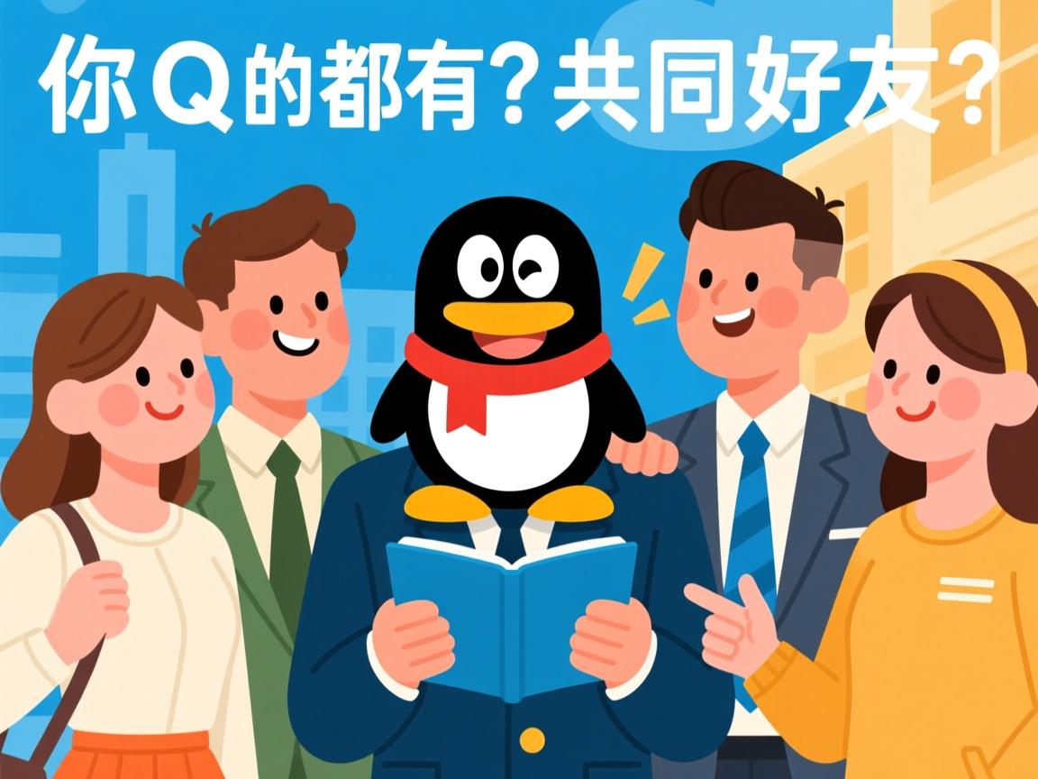 为何你的QQ都有这个共同好友?
