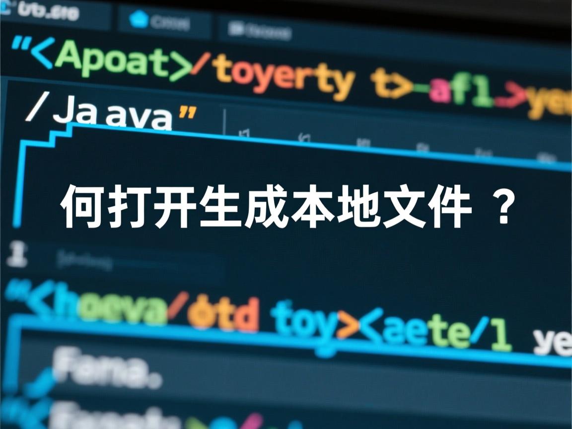 Java如何打开生成本地文件?  第1张 Java如何打开生成本地文件?  第1张
