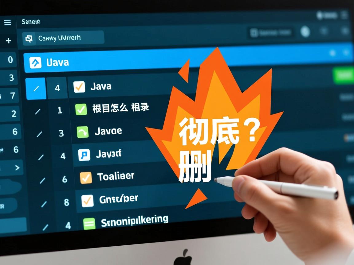Java根目录怎么彻底删除?