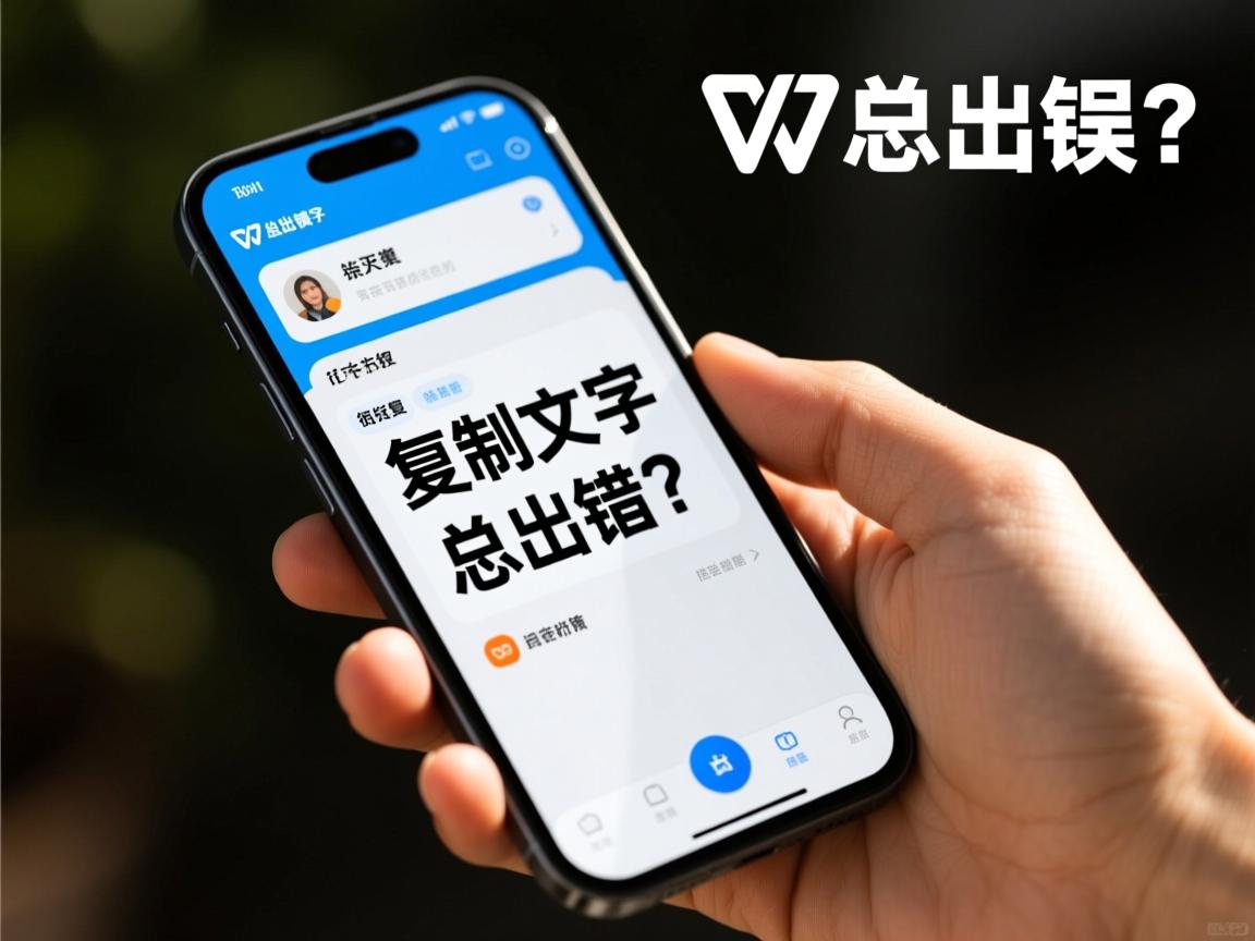 手机WPS复制文字为何总出错?  第3张 手机WPS复制文字为何总出错?  第3张