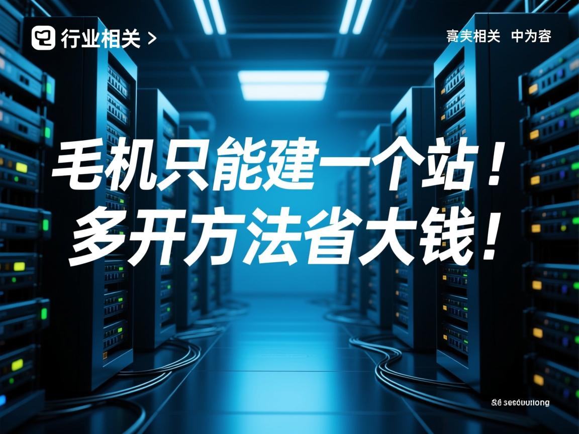 虚拟主机只能建一个站？多开方法省大钱！  第2张