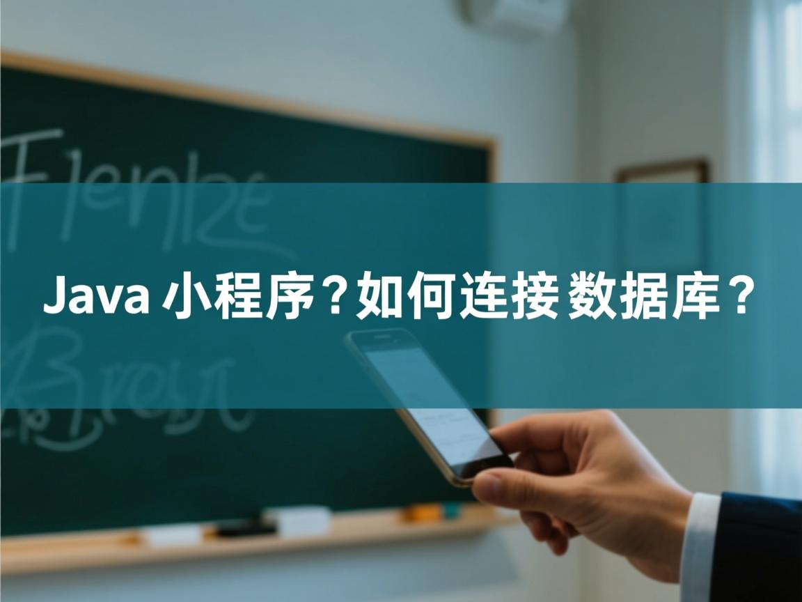 Java小程序如何连接数据库?  第3张 Java小程序如何连接数据库?  第3张