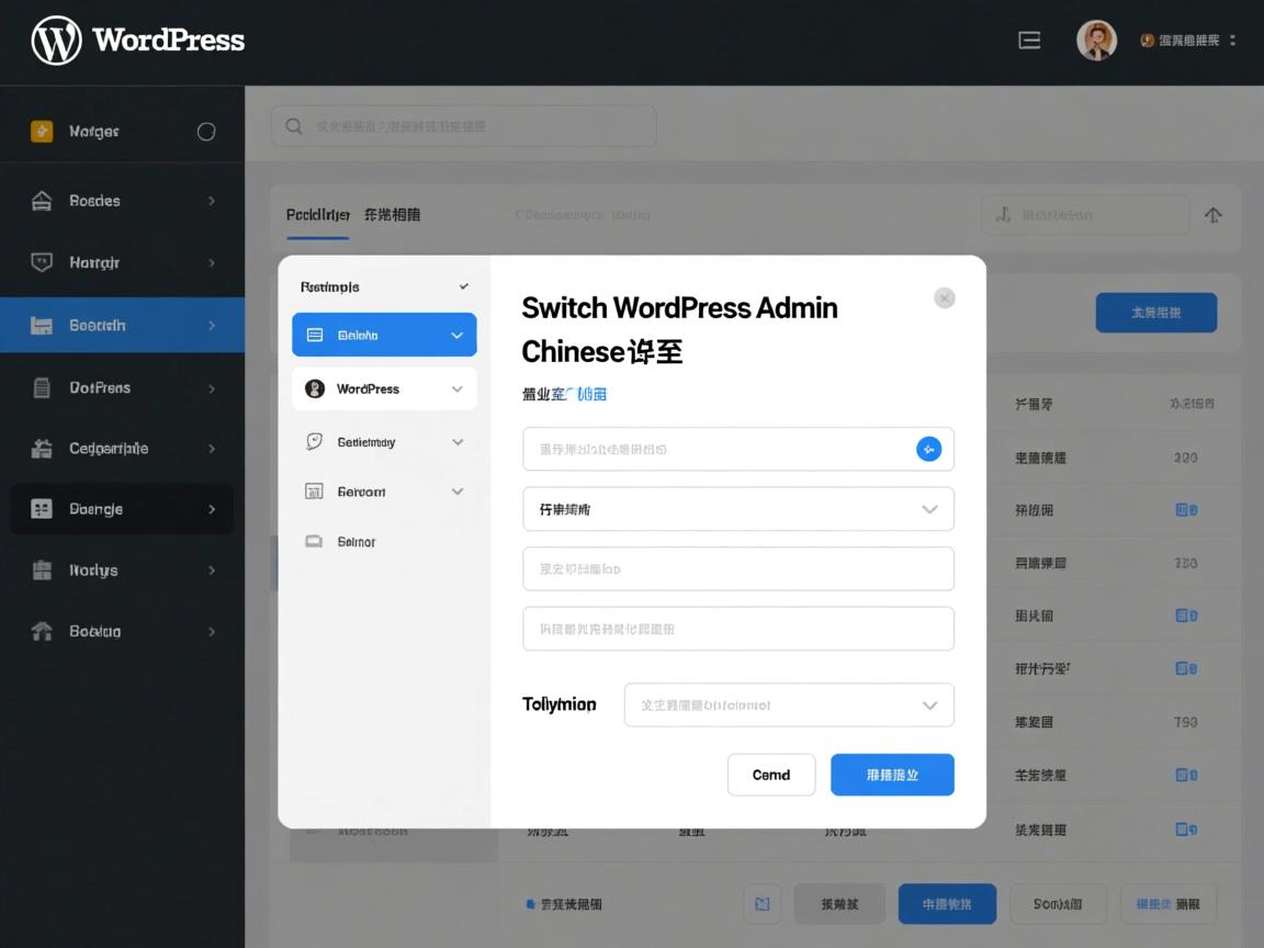 How to Switch WordPress Admin Chinese?  第1张 How to Switch WordPress Admin Chinese?  第1张