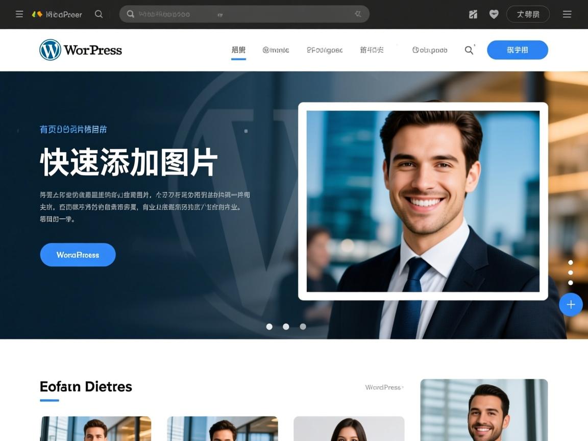 WordPress首页如何快速添加图片  第1张 WordPress首页如何快速添加图片  第1张