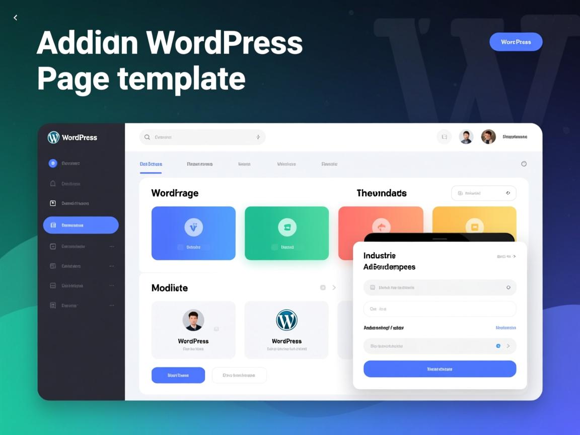 怎样添加WordPress页面模板  第3张 怎样添加WordPress页面模板  第3张