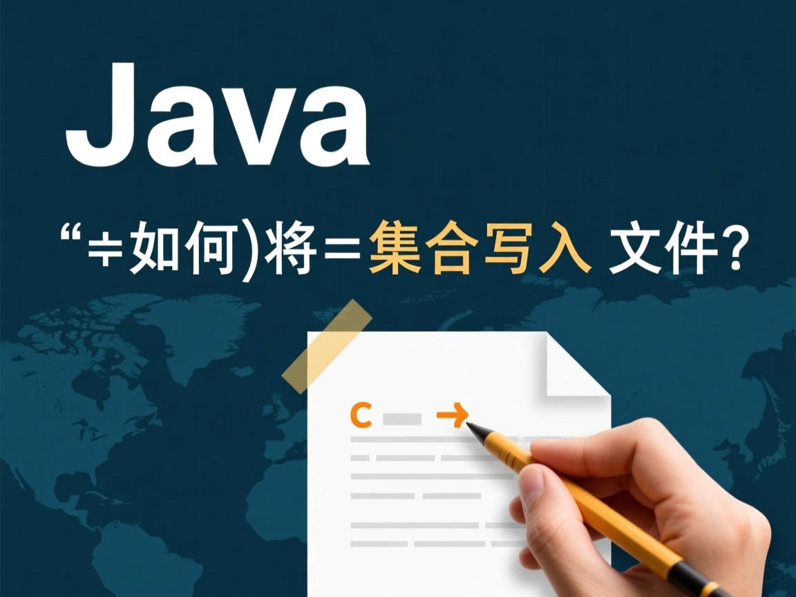 Java如何将集合写入文件?  第2张 Java如何将集合写入文件?  第2张