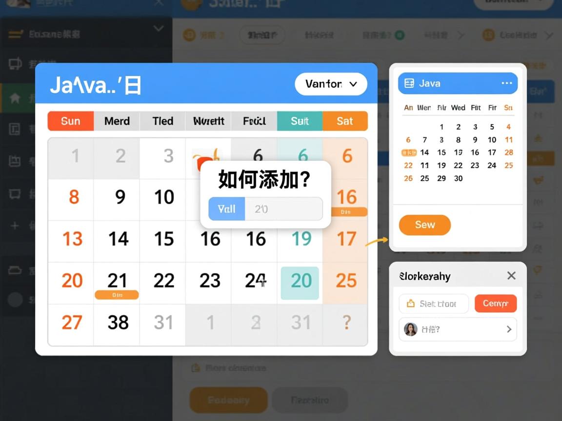Java日历控件如何添加?  第1张 Java日历控件如何添加?  第1张