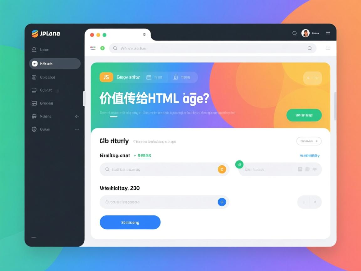 JS如何将值传给HTML页面?