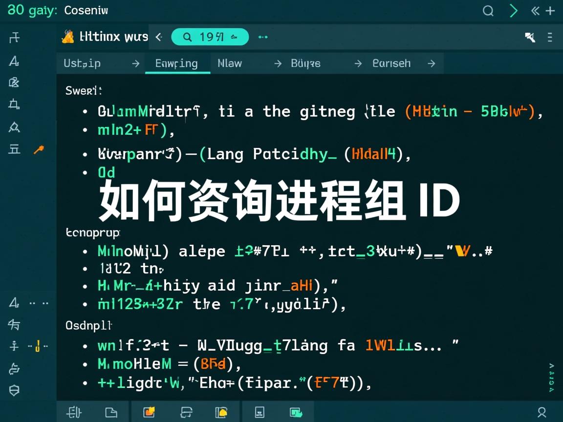 Linux命令如何查询进程组ID  第3张 Linux命令如何查询进程组ID  第3张
