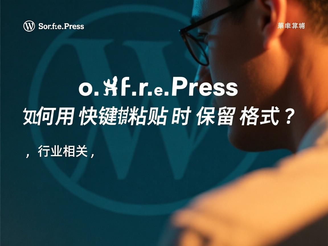 WordPress如何用快捷键粘贴时保留格式?  第1张 WordPress如何用快捷键粘贴时保留格式?  第1张
