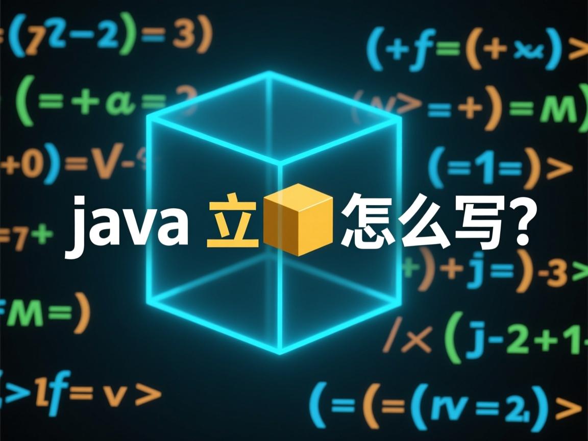 Java立方怎么写  第3张 Java立方怎么写  第3张