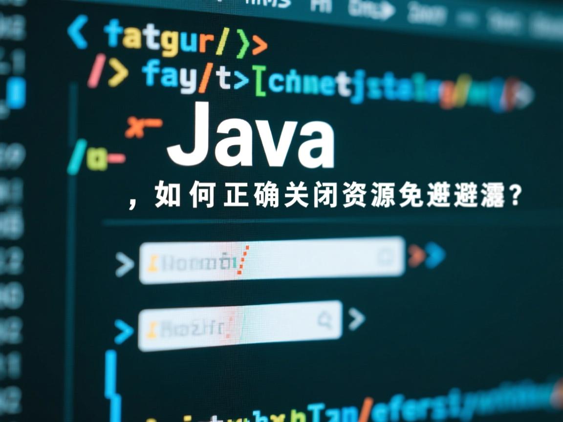 Java如何正确关闭资源避免泄露？  第3张