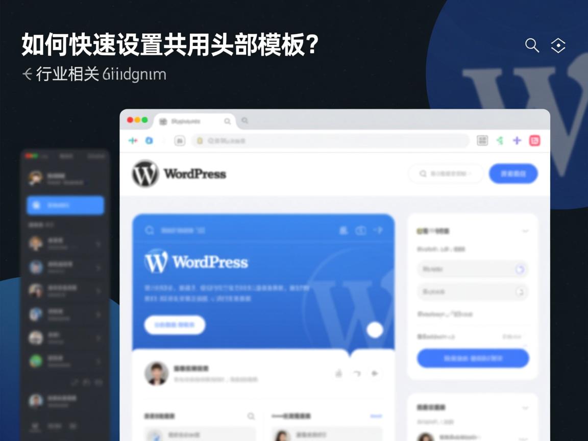 WordPress如何快速设置共用头部模板?  第2张 WordPress如何快速设置共用头部模板?  第2张
