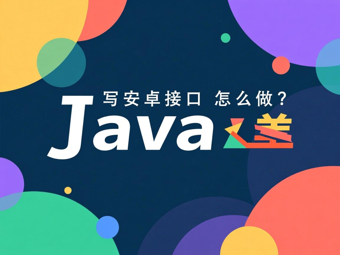 Java写安卓接口怎么做  第1张 Java写安卓接口怎么做  第1张