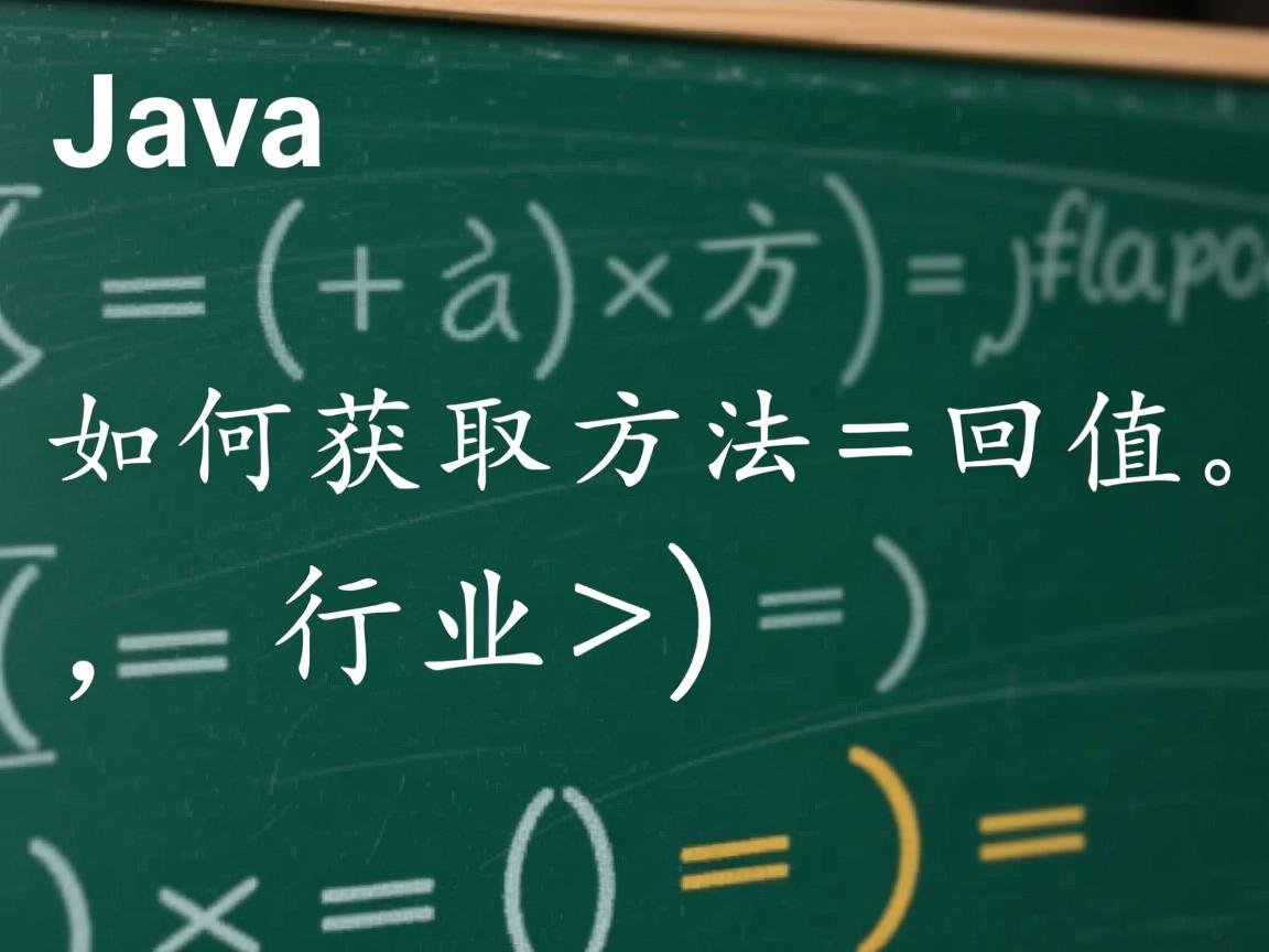 Java如何获取方法返回值  第3张 Java如何获取方法返回值  第3张