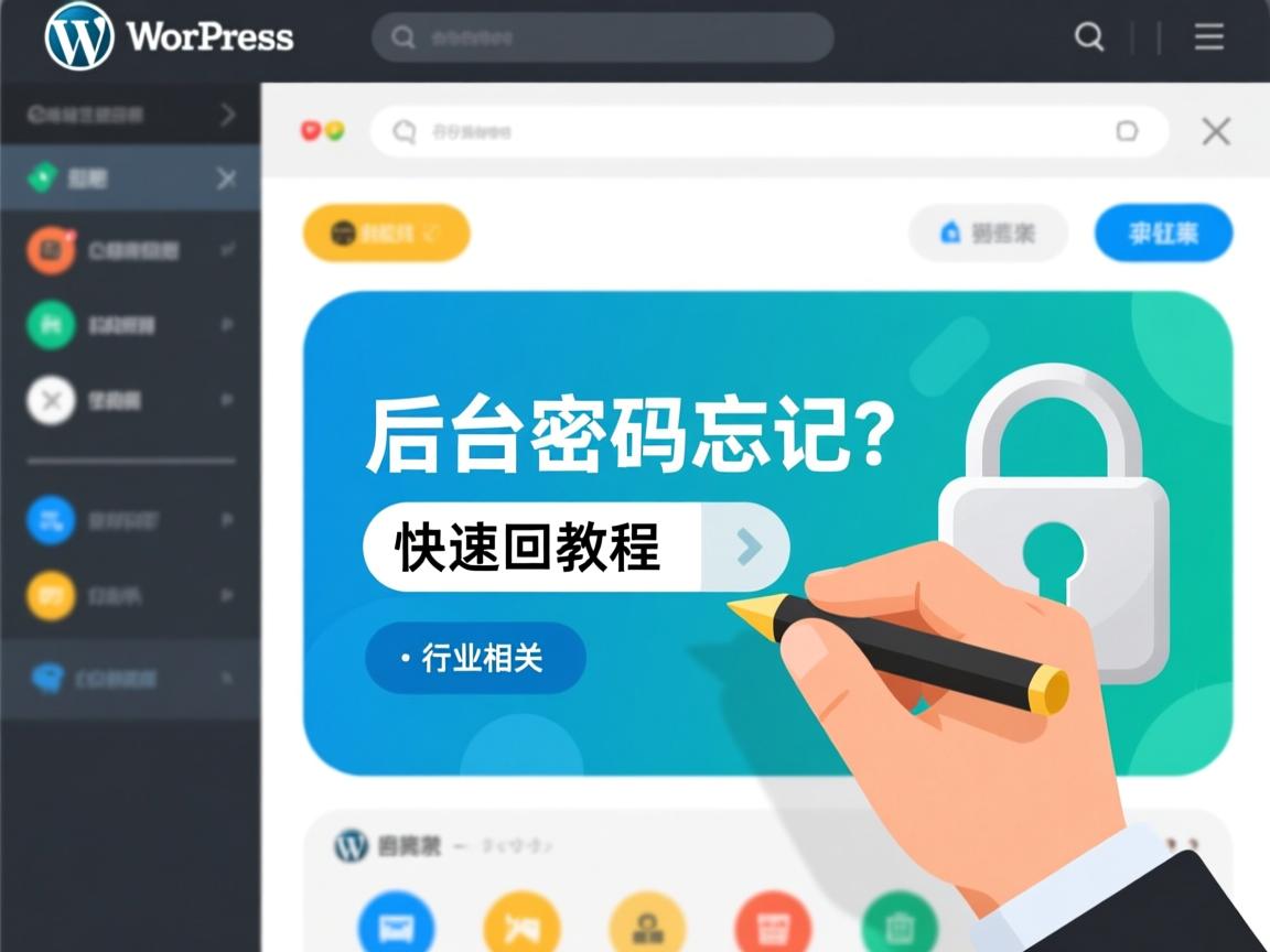 WordPress后台密码忘记?快速找回教程  第1张 WordPress后台密码忘记?快速找回教程  第1张