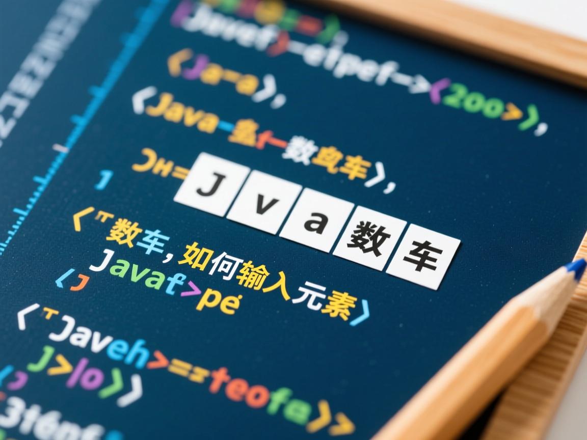 Java数组如何输入元素