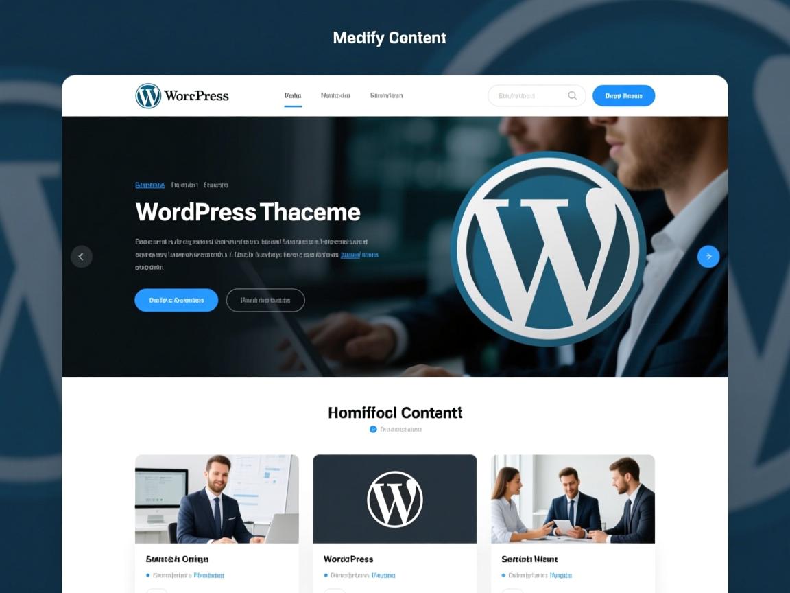 免费WordPress主题如何修改内容?  第1张 免费WordPress主题如何修改内容?  第1张