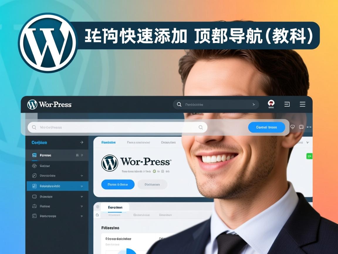 WordPress如何快速添加顶部导航教程?  第2张 WordPress如何快速添加顶部导航教程?  第2张