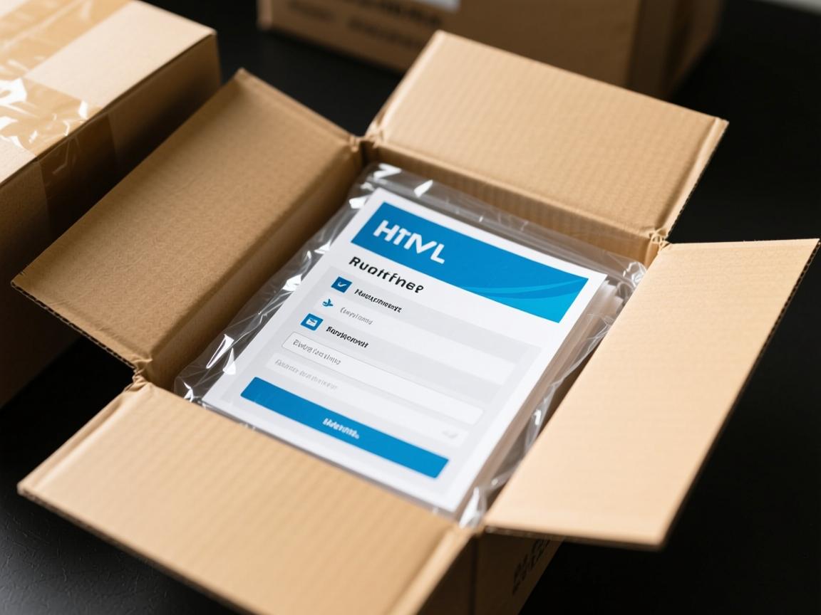 如何打包发送HTML文件?