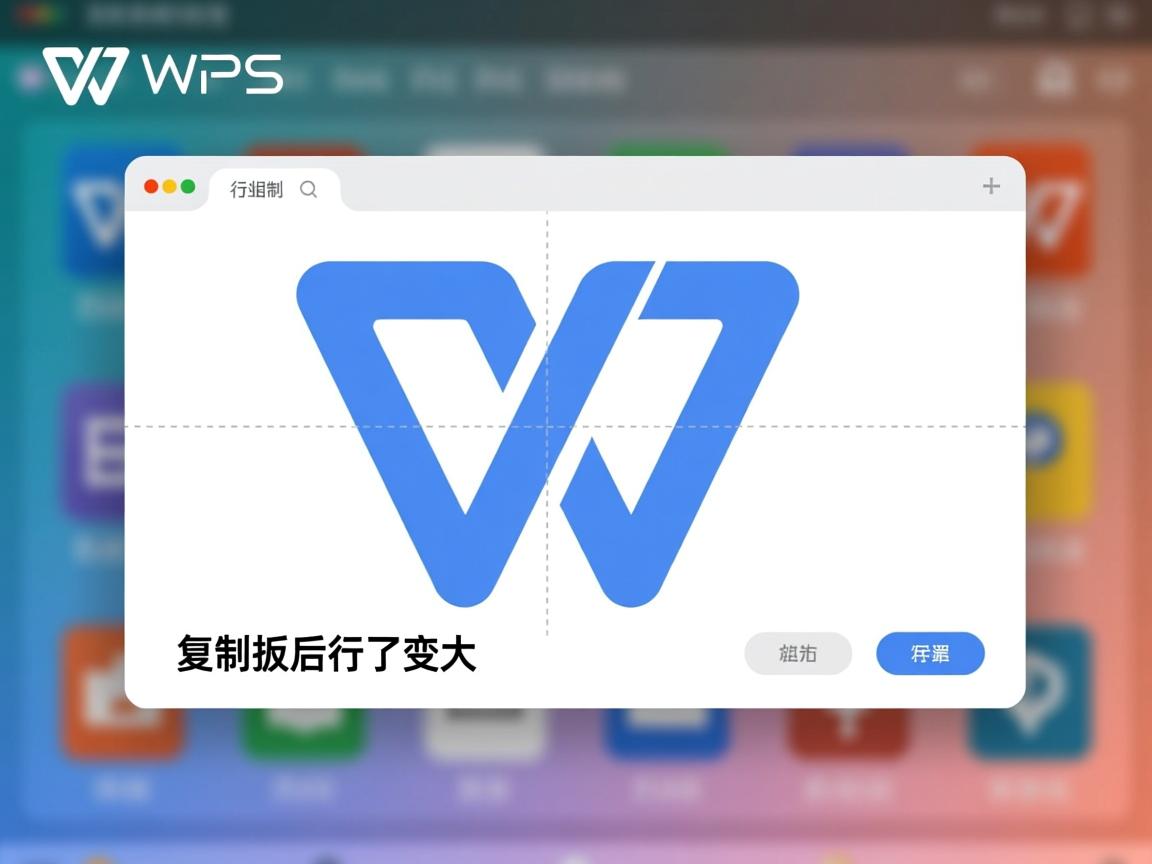 为什么WPS复制粘贴后英文行距变大