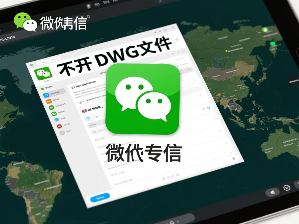 微信为何打不开dwg文件?