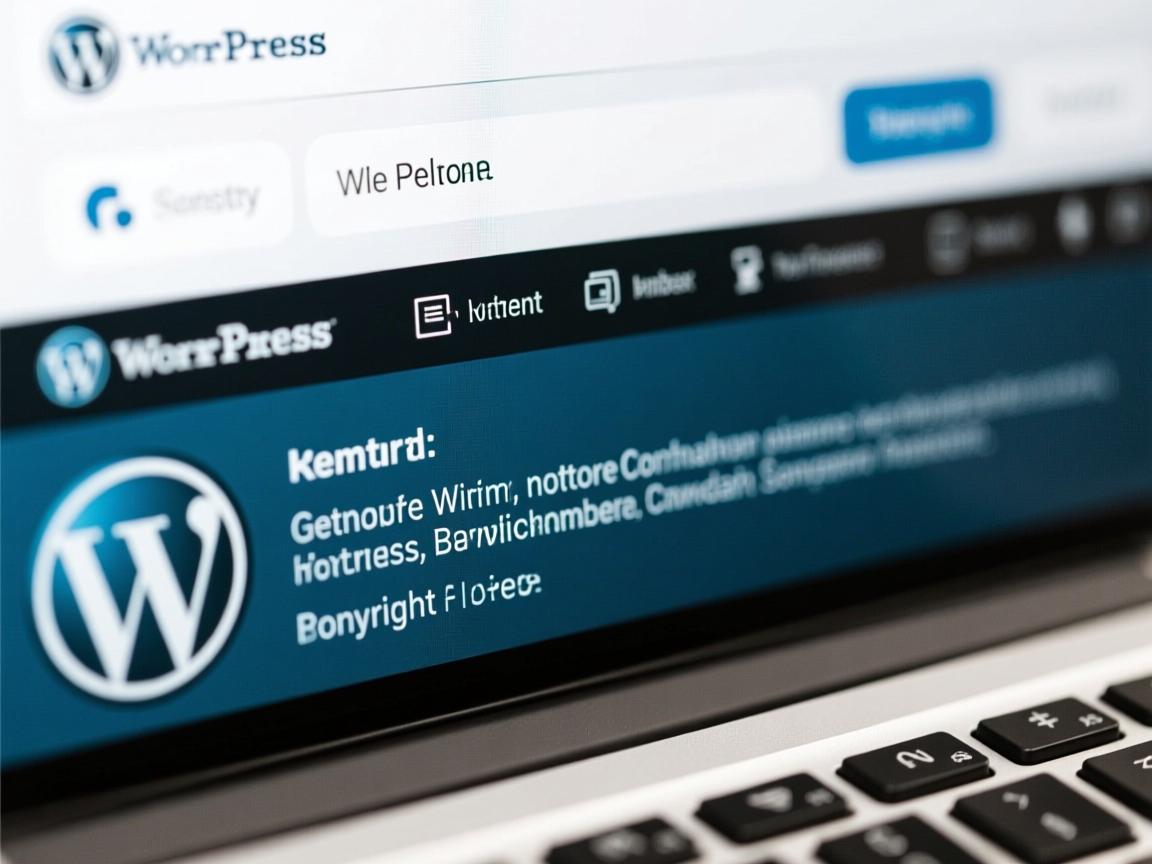 WordPress如何修改底部版权信息?  第1张 WordPress如何修改底部版权信息?  第1张