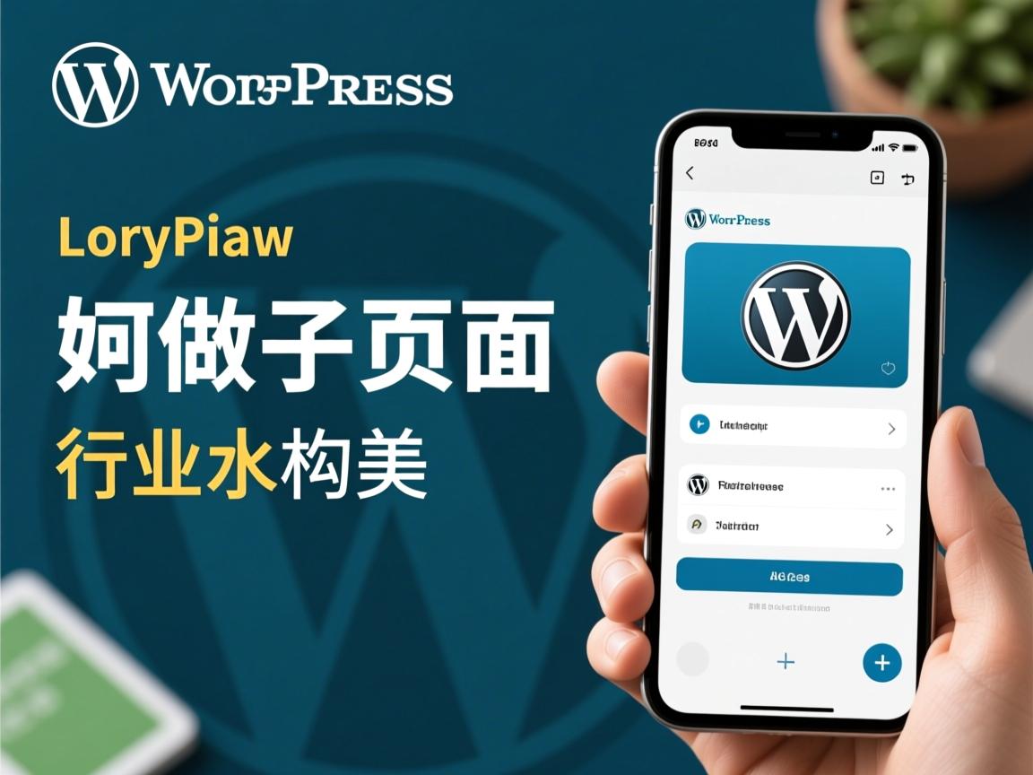 WordPress如何做子页面  第2张