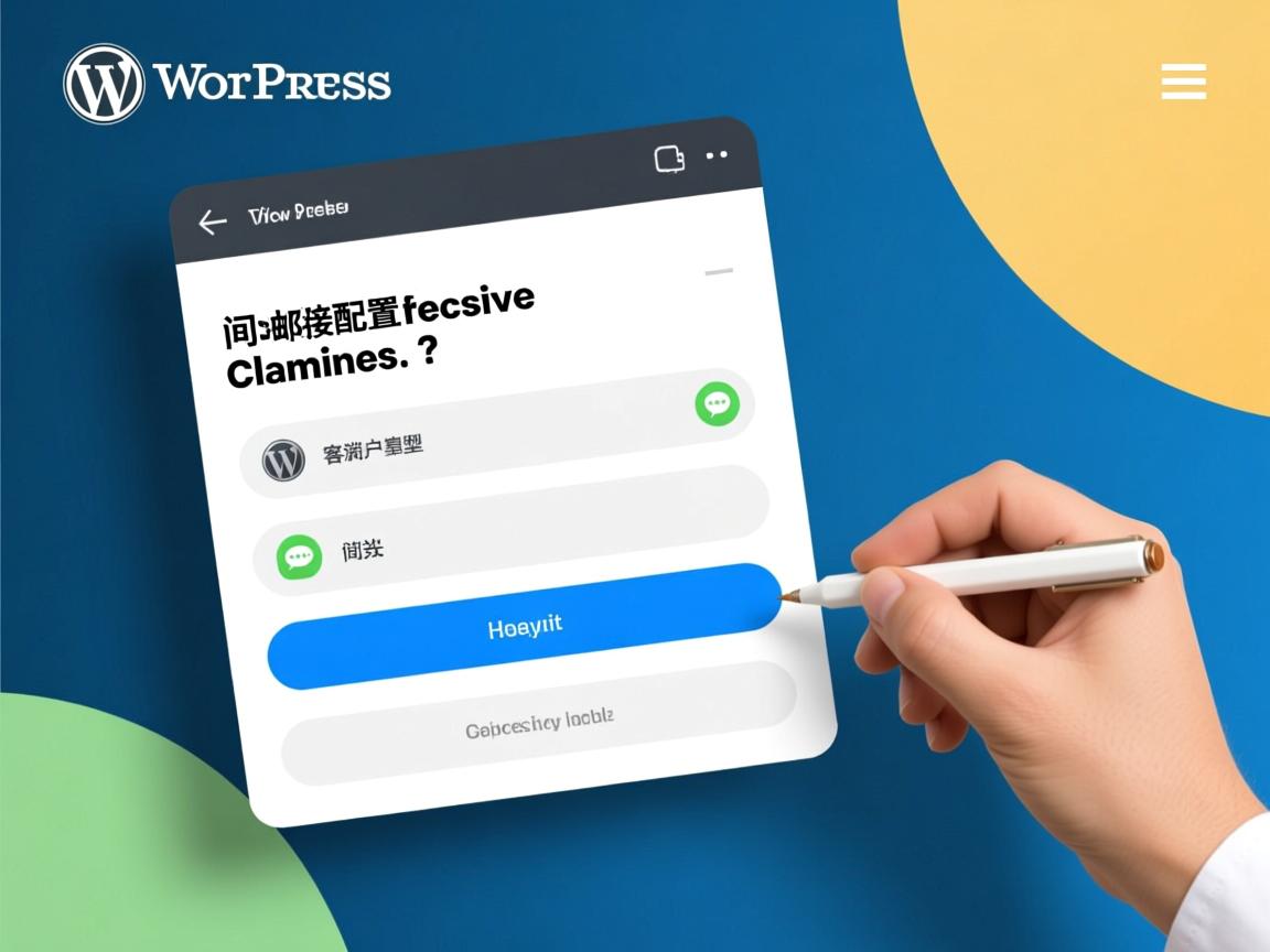 WordPress询盘邮箱如何配置接收客户消息?  第1张 WordPress询盘邮箱如何配置接收客户消息?  第1张