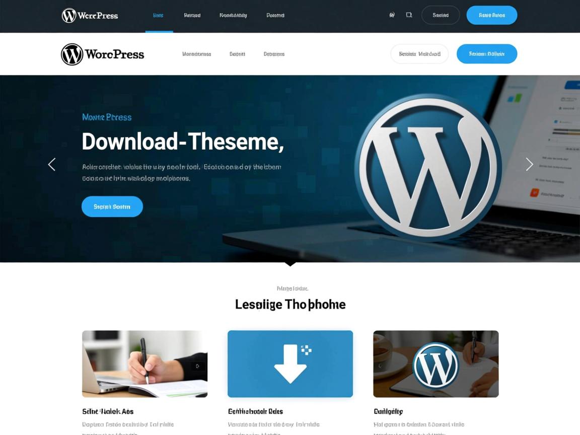 WordPress下载的主题如何安装教程  第1张